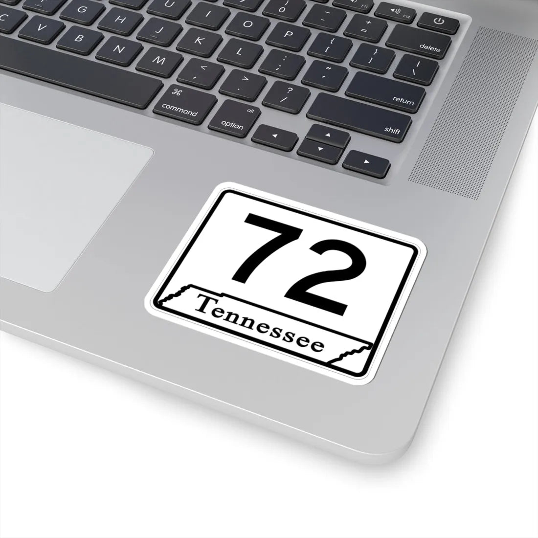 Tennessee 72 (Tennessee) (Road Sign) STICKER Vinyl Kiss-Cut Decal - The Sticker Space