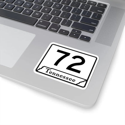 Tennessee 72 (Tennessee) (Road Sign) STICKER Vinyl Kiss-Cut Decal - The Sticker Space