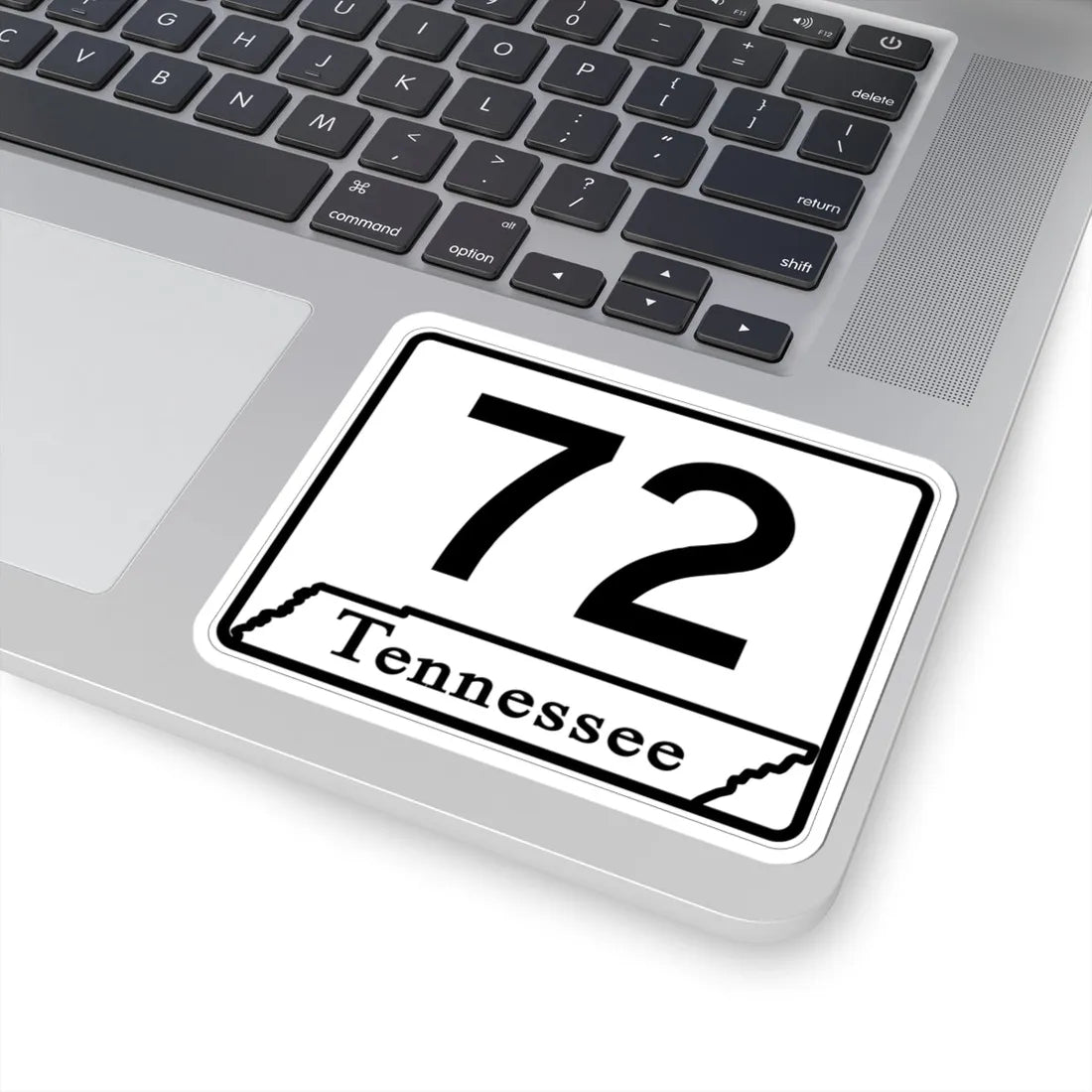 Tennessee 72 (Tennessee) (Road Sign) STICKER Vinyl Kiss-Cut Decal - The Sticker Space