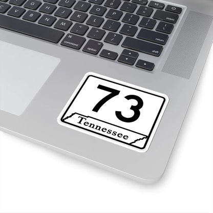 Tennessee 73 (Tennessee) (Road Sign) STICKER Vinyl Kiss-Cut Decal - The Sticker Space