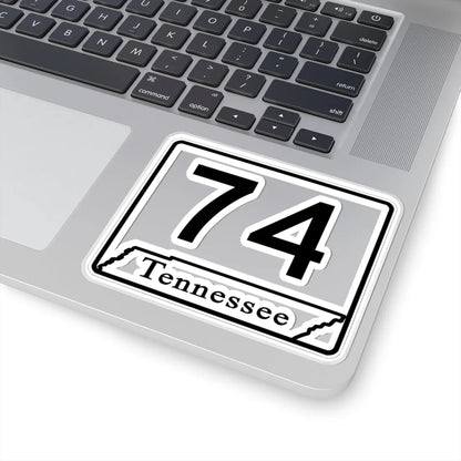 Tennessee 74 (Tennessee) (Road Sign) STICKER Vinyl Kiss-Cut Decal - The Sticker Space