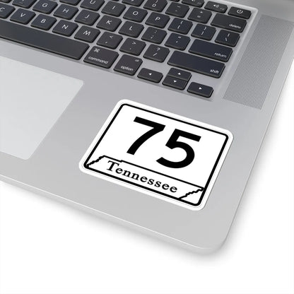 Tennessee 75 (Tennessee) (Road Sign) STICKER Vinyl Kiss-Cut Decal - The Sticker Space