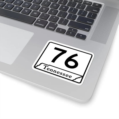 Tennessee 76 (Tennessee) (Road Sign) STICKER Vinyl Kiss-Cut Decal - The Sticker Space
