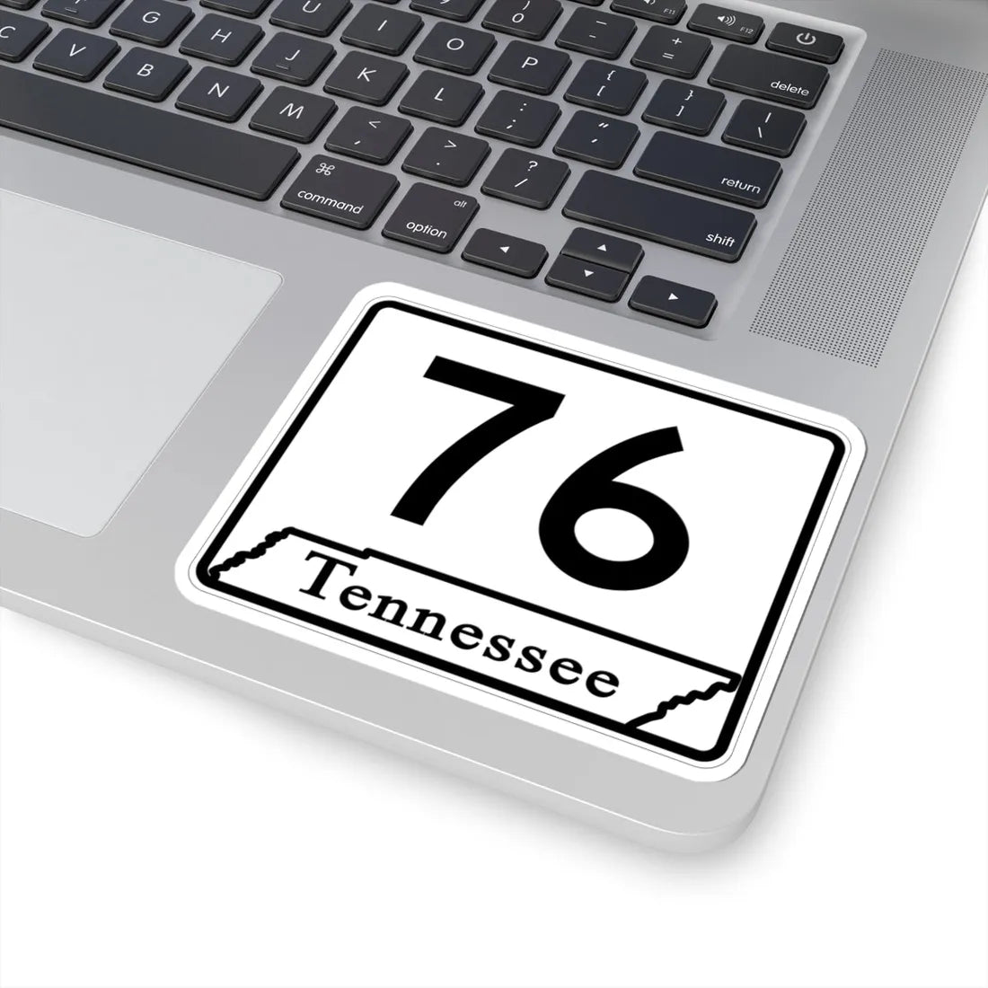 Tennessee 76 (Tennessee) (Road Sign) STICKER Vinyl Kiss-Cut Decal - The Sticker Space