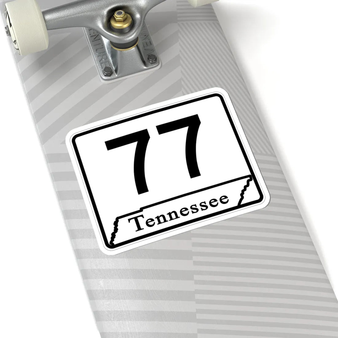 Tennessee 77 (Tennessee) (Road Sign) STICKER Vinyl Kiss-Cut Decal - The Sticker Space