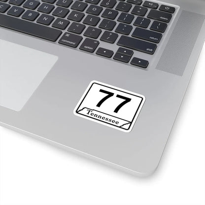 Tennessee 77 (Tennessee) (Road Sign) STICKER Vinyl Kiss-Cut Decal - The Sticker Space