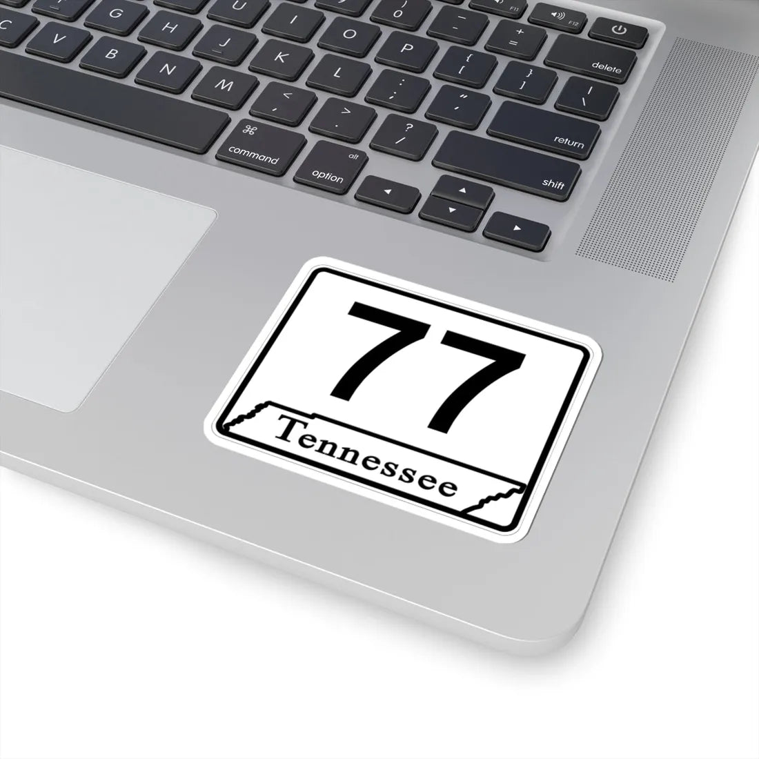Tennessee 77 (Tennessee) (Road Sign) STICKER Vinyl Kiss-Cut Decal - The Sticker Space