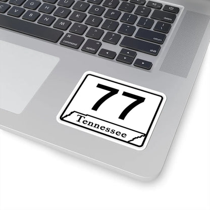 Tennessee 77 (Tennessee) (Road Sign) STICKER Vinyl Kiss-Cut Decal - The Sticker Space