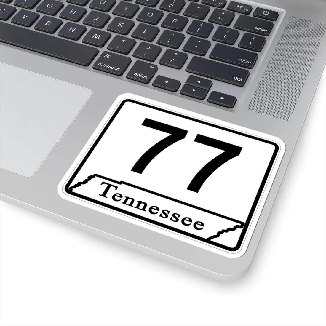Tennessee 77 (Tennessee) (Road Sign) STICKER Vinyl Kiss-Cut Decal - The Sticker Space