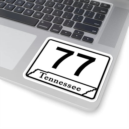 Tennessee 77 (Tennessee) (Road Sign) STICKER Vinyl Kiss-Cut Decal - The Sticker Space