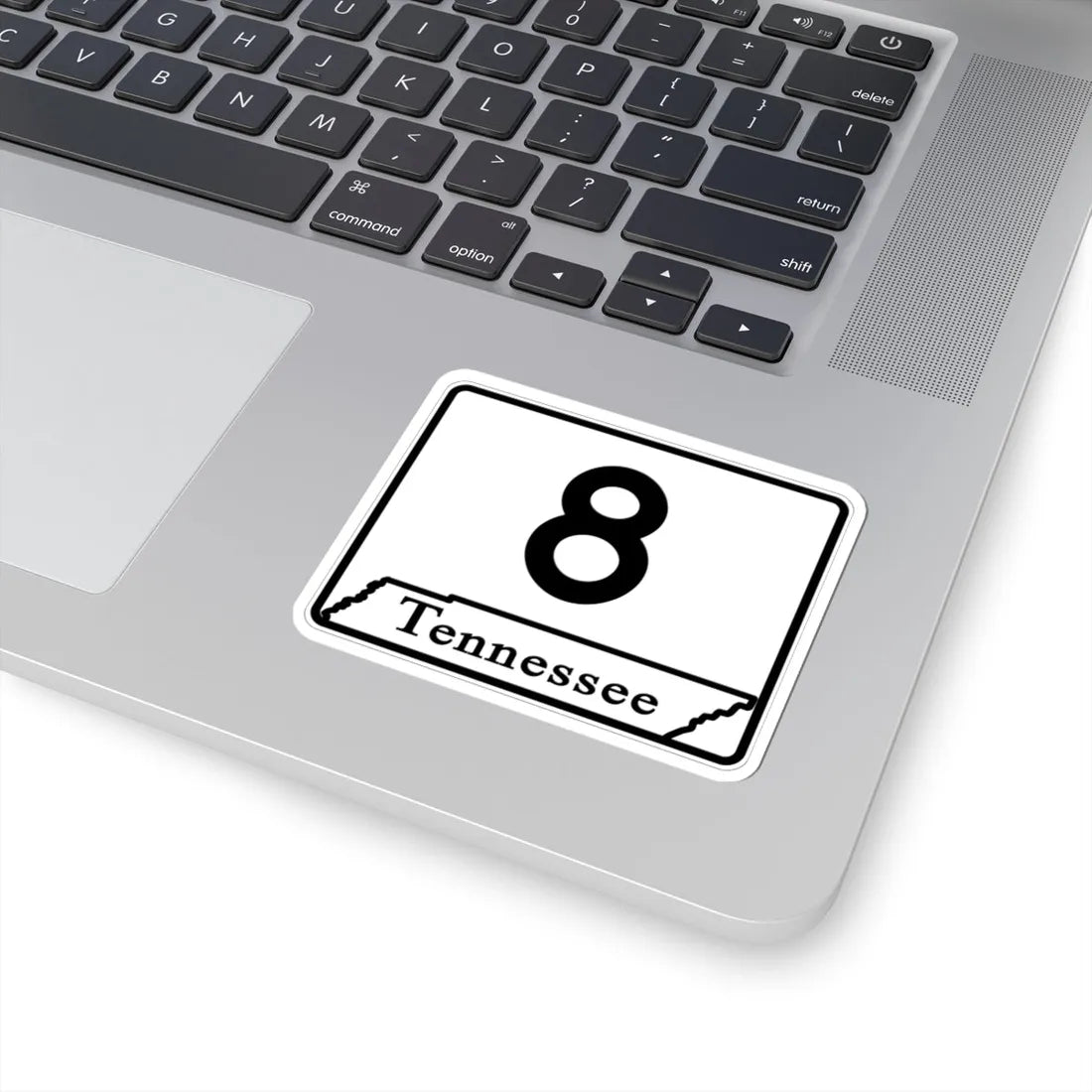 Tennessee 8 (Tennessee) (Road Sign) STICKER Vinyl Kiss-Cut Decal - The Sticker Space