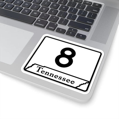 Tennessee 8 (Tennessee) (Road Sign) STICKER Vinyl Kiss-Cut Decal - The Sticker Space