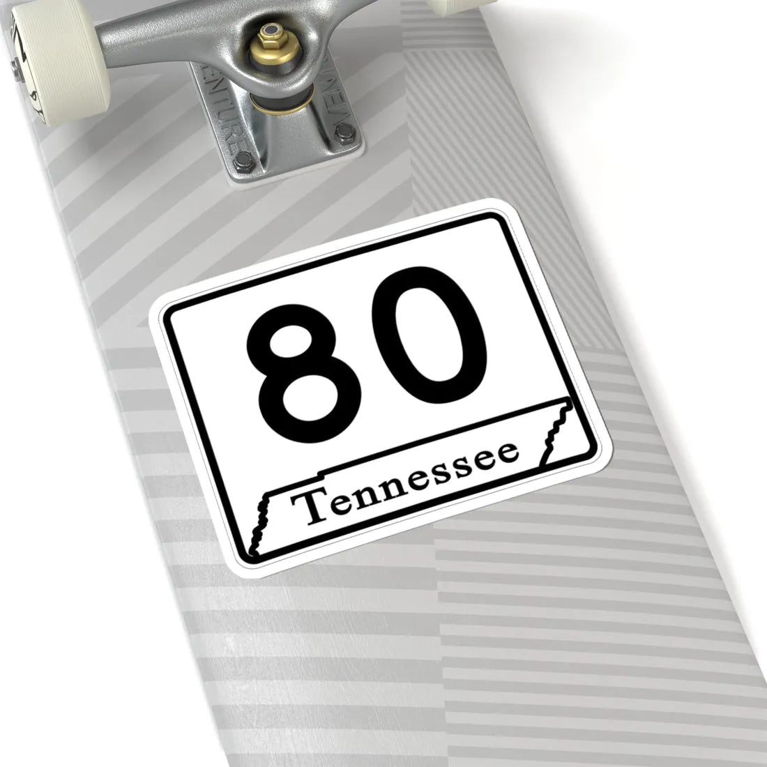 Tennessee 80 (Tennessee) (Road Sign) STICKER Vinyl Kiss-Cut Decal - The Sticker Space