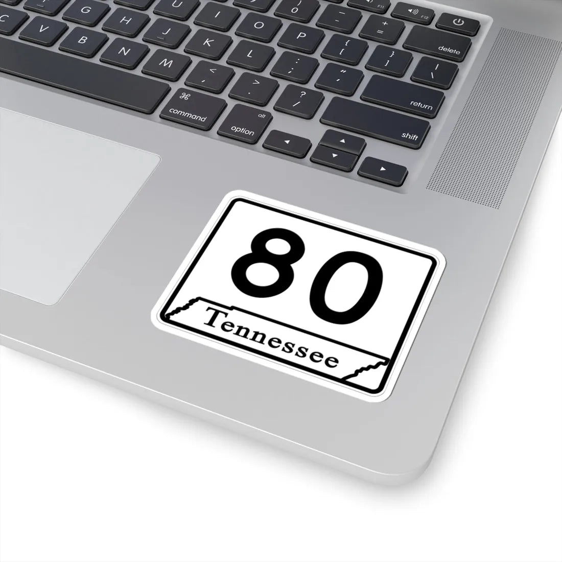 Tennessee 80 (Tennessee) (Road Sign) STICKER Vinyl Kiss-Cut Decal - The Sticker Space