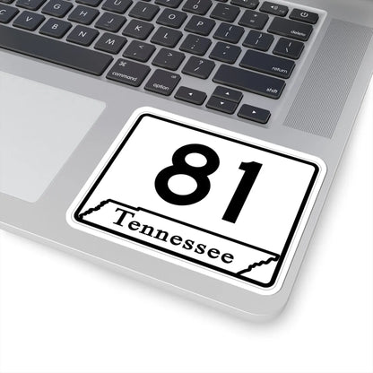 Tennessee 81 (Tennessee) (Road Sign) STICKER Vinyl Kiss-Cut Decal - The Sticker Space