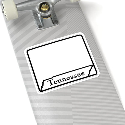 Tennessee blank (Tennessee) (Road Sign) STICKER Vinyl Kiss-Cut Decal - The Sticker Space