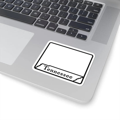 Tennessee blank (Tennessee) (Road Sign) STICKER Vinyl Kiss-Cut Decal - The Sticker Space