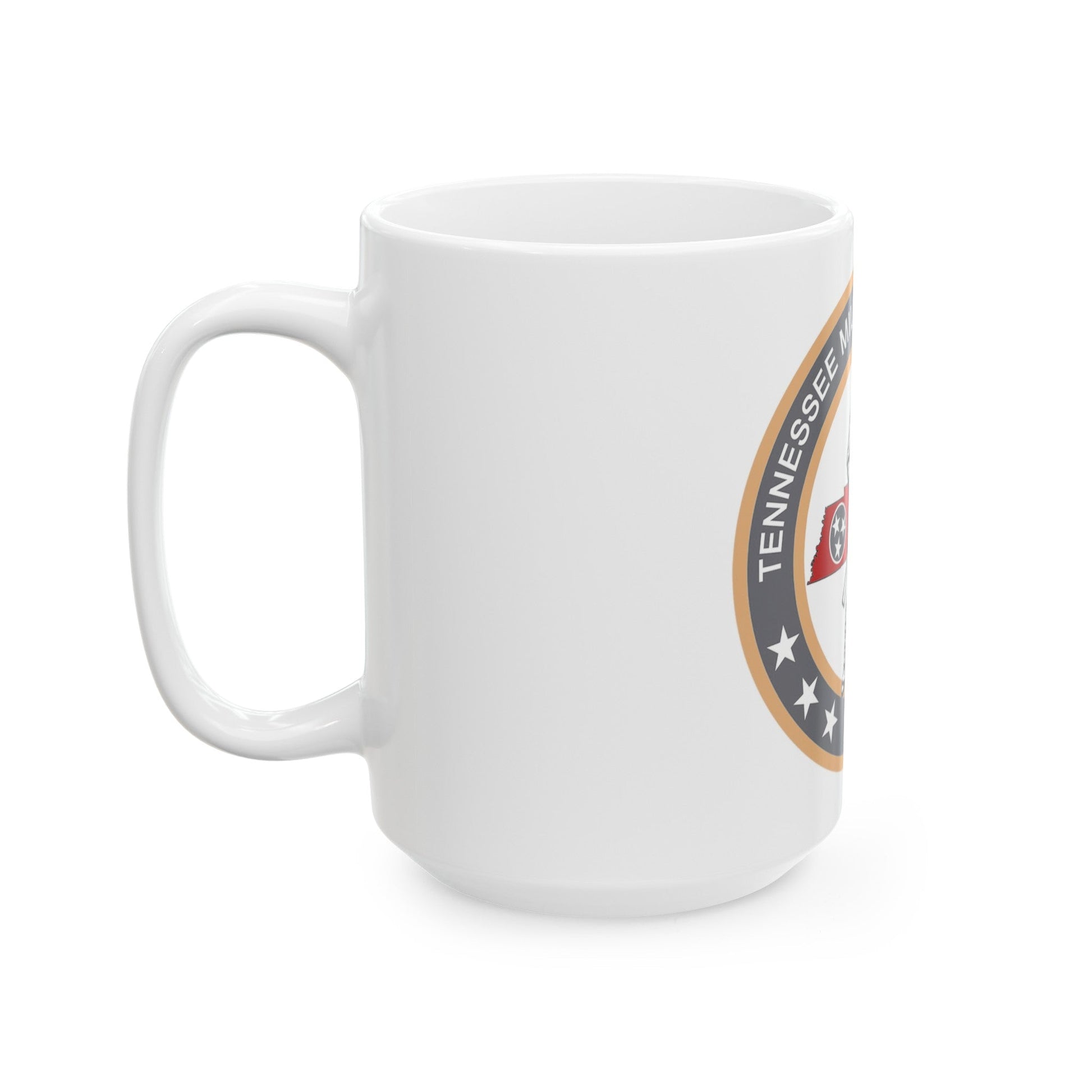 Tennessee Military Department Seal - White Coffee Mug-The Sticker Space