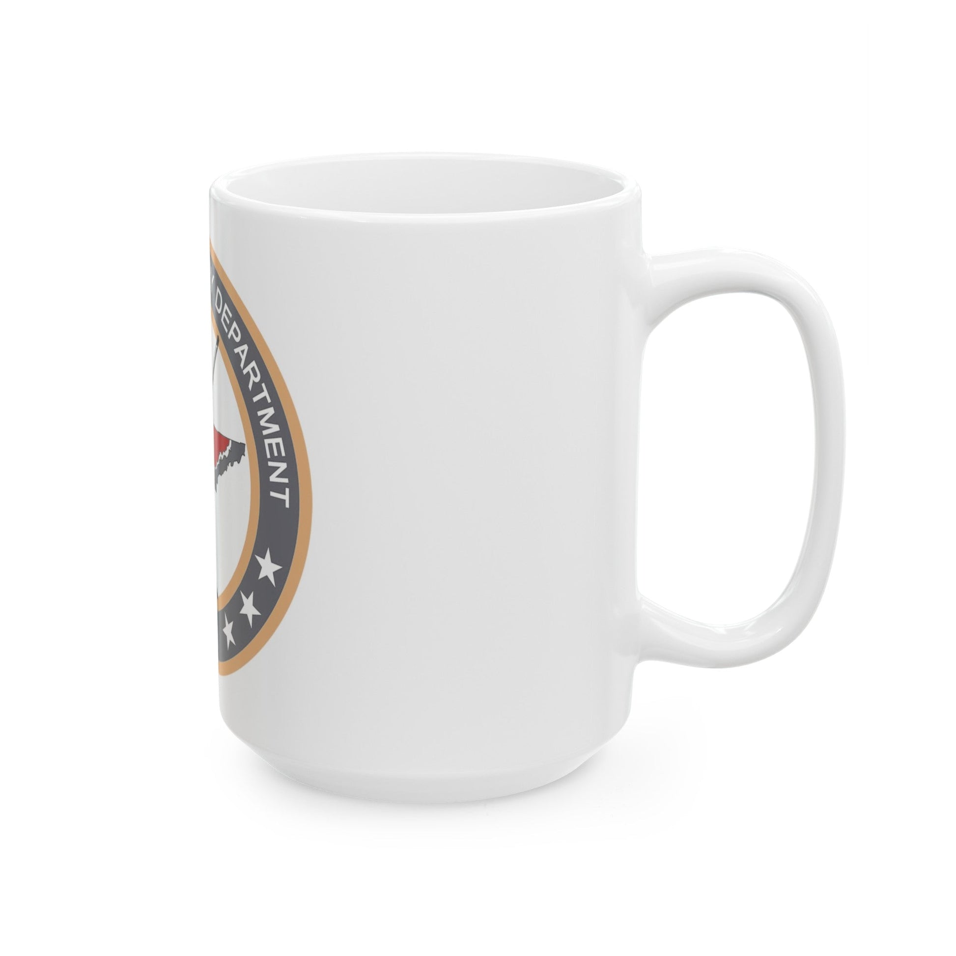 Tennessee Military Department Seal - White Coffee Mug-The Sticker Space