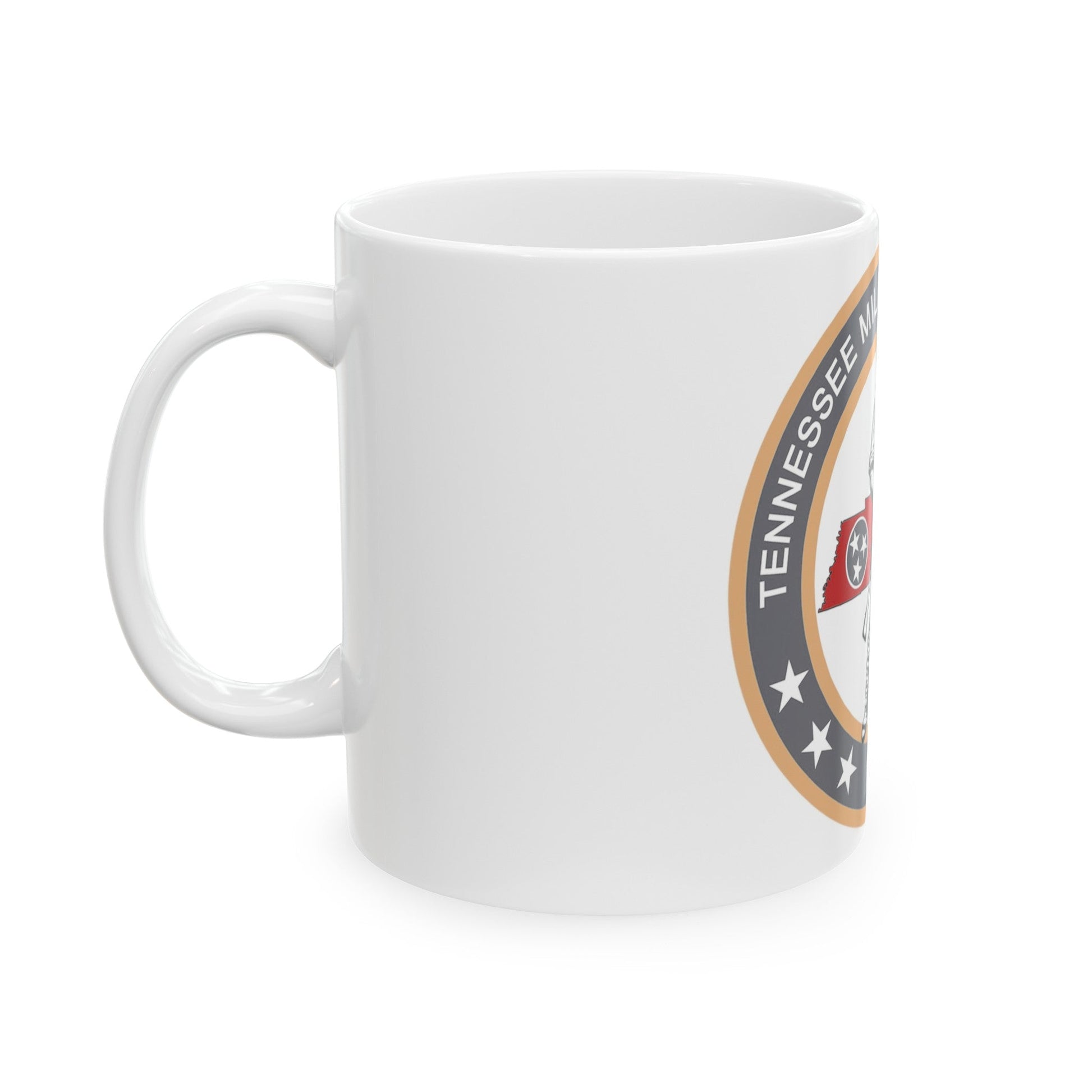 Tennessee Military Department Seal - White Coffee Mug-The Sticker Space