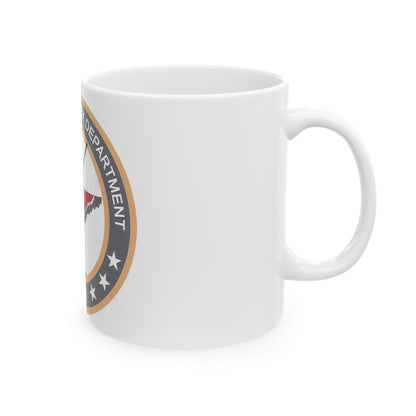 Tennessee Military Department Seal - White Coffee Mug-The Sticker Space