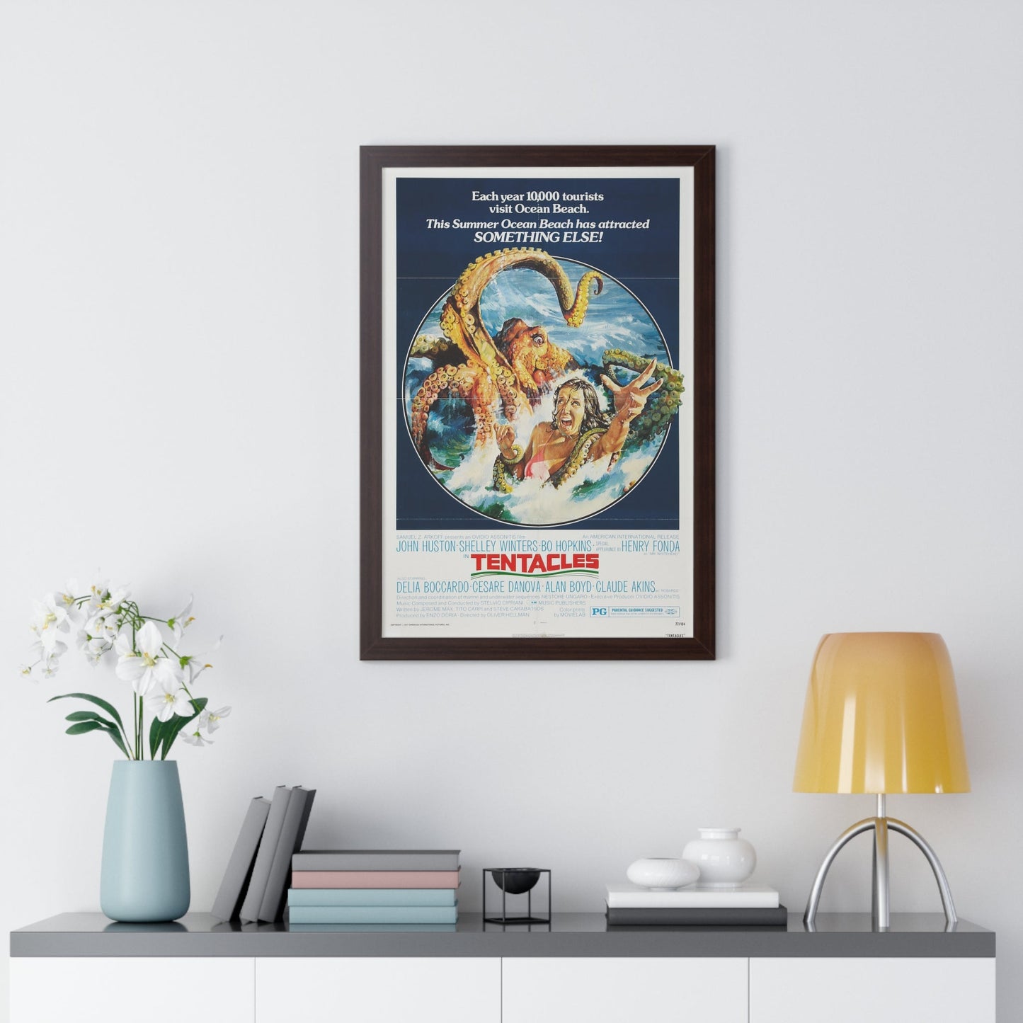 TENTACLES 1977 - Framed Movie Poster-The Sticker Space