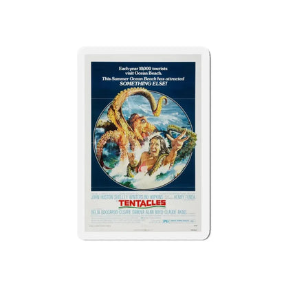 TENTACLES 1977 Movie Poster - Refrigerator Magnet 5 Inch Die-Cut - The Sticker Space