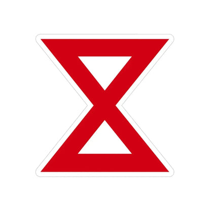 Tenth United States (U.S. Army) REVERSE PRINT Transparent Die-Cut STICKER 3 Inch Die-Cut Transparent - The Sticker Space