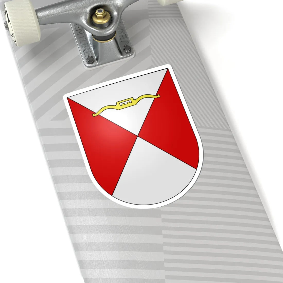 Tentlingen-coat of arms (Switzerland) (Coat of Arms) STICKER Vinyl Kiss-Cut Decal - The Sticker Space