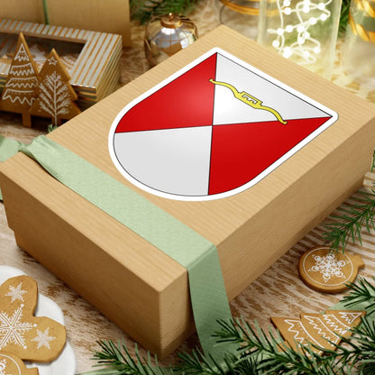 Tentlingen-coat of arms (Switzerland) (Coat of Arms) STICKER Vinyl Kiss-Cut Decal - The Sticker Space