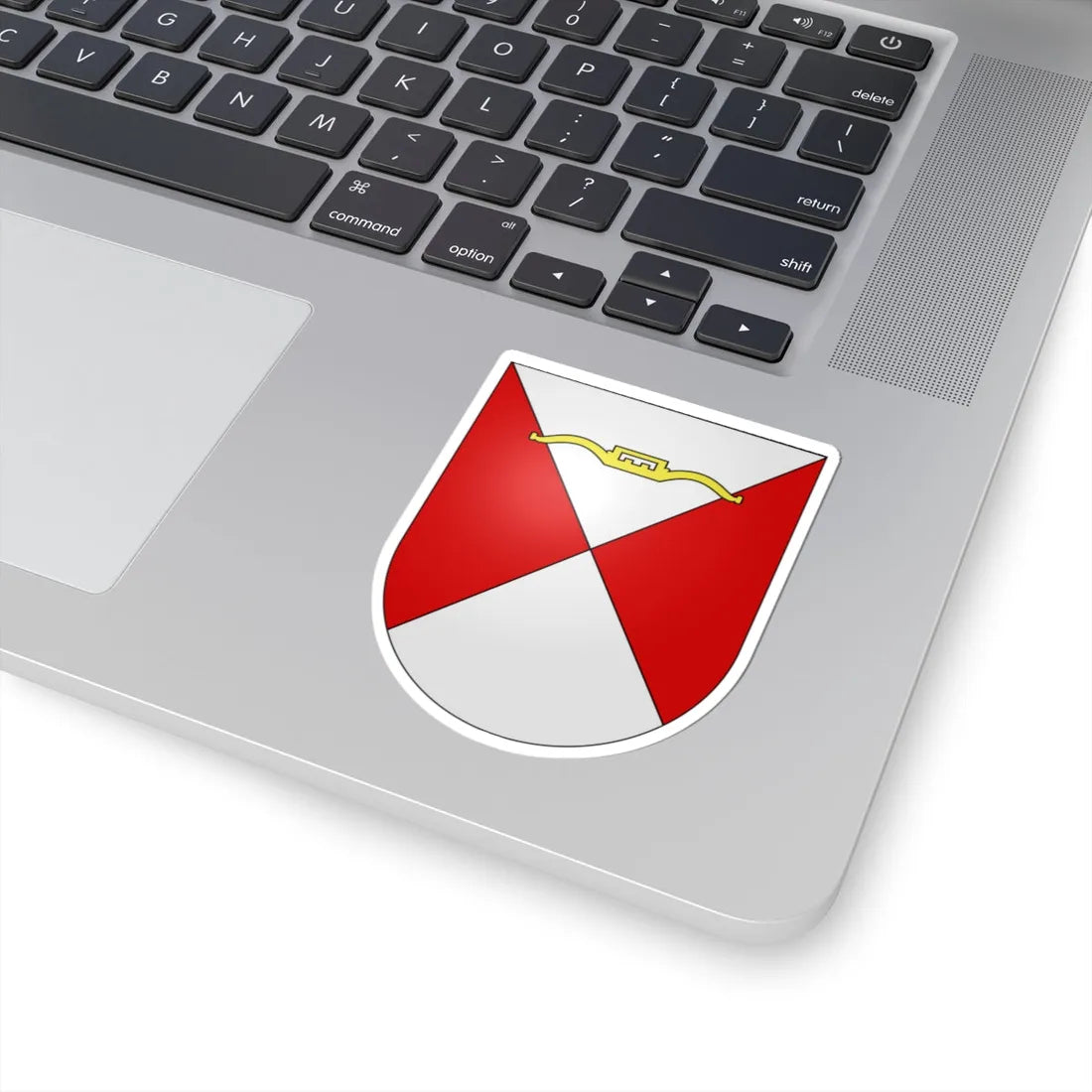 Tentlingen-coat of arms (Switzerland) (Coat of Arms) STICKER Vinyl Kiss-Cut Decal - The Sticker Space