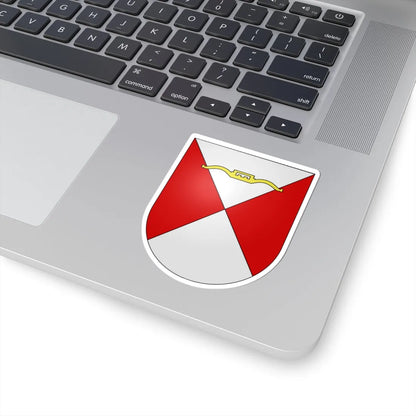 Tentlingen-coat of arms (Switzerland) (Coat of Arms) STICKER Vinyl Kiss-Cut Decal - The Sticker Space