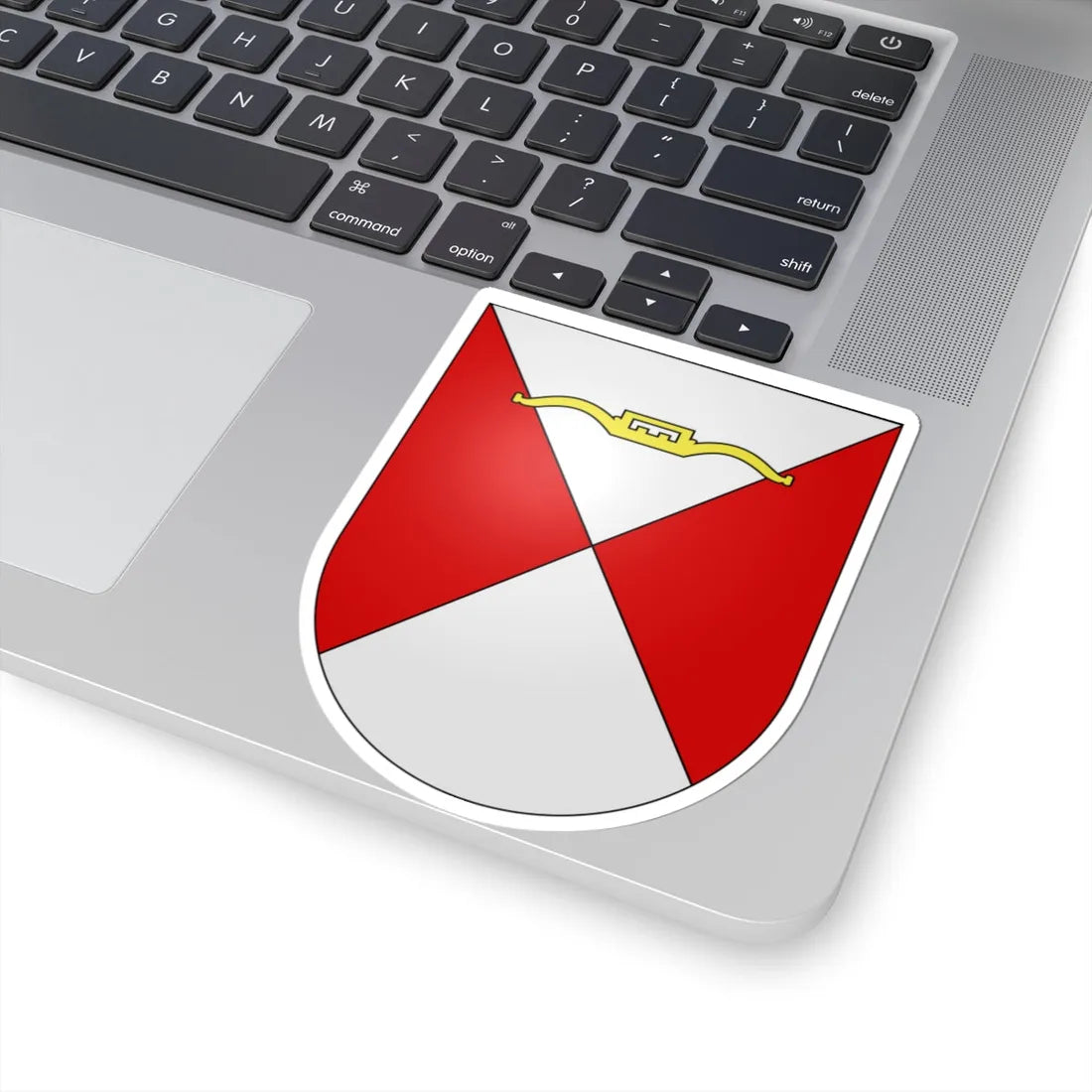 Tentlingen-coat of arms (Switzerland) (Coat of Arms) STICKER Vinyl Kiss-Cut Decal - The Sticker Space