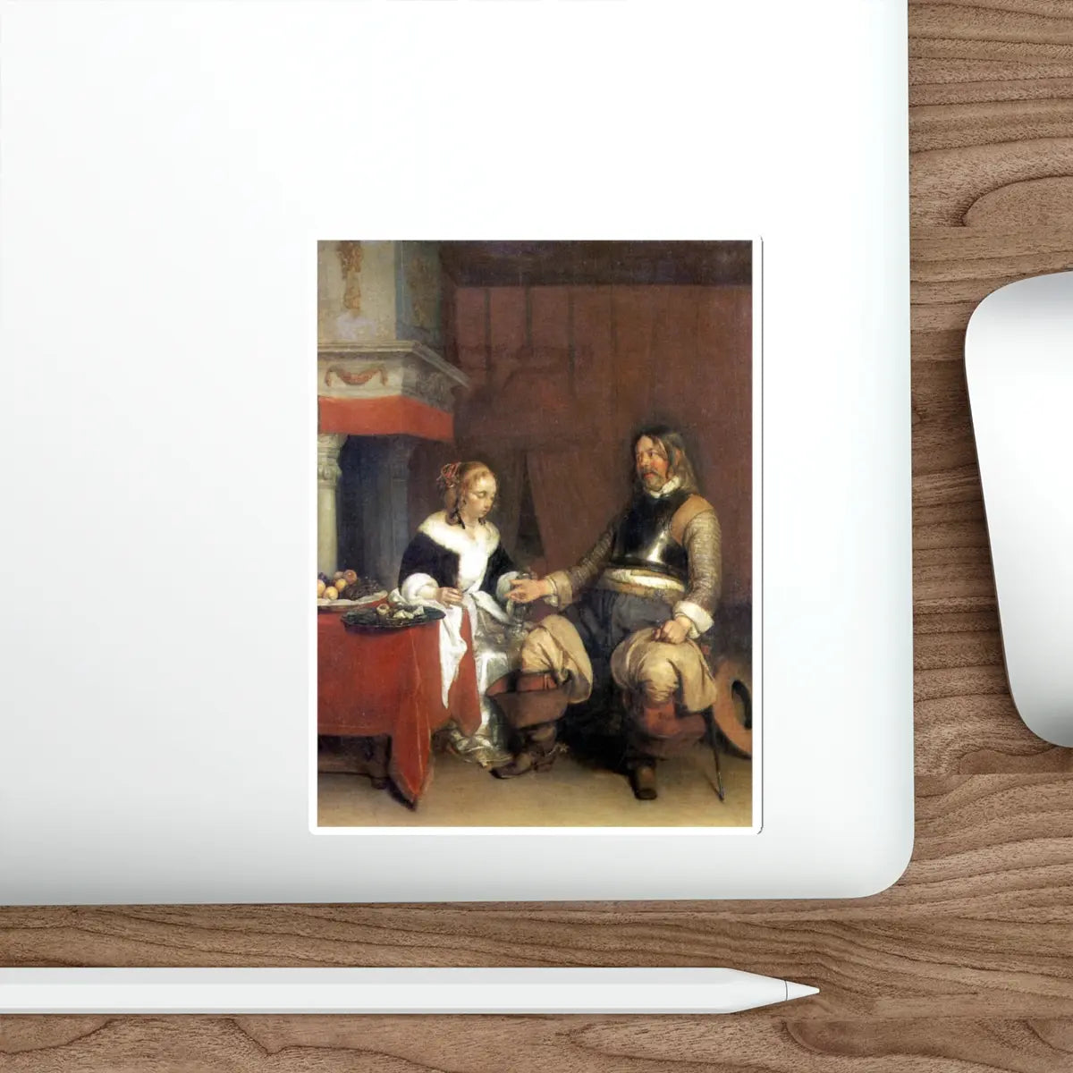 SKU:32161421193660997830 Sticker types:White Shape:Die-Cut Sizes:5" × 5"
