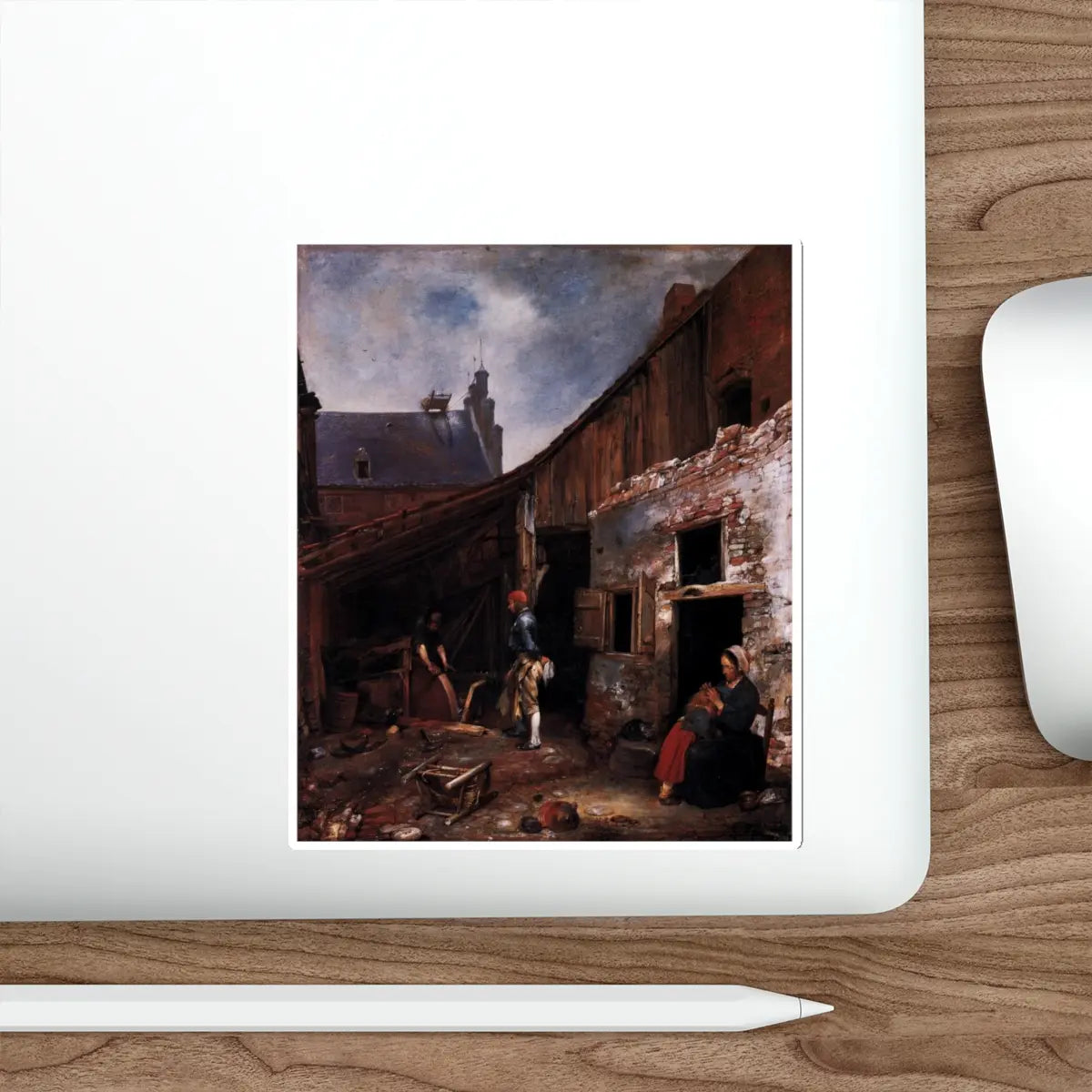 SKU:19611081957915328117 Sticker types:White Shape:Die-Cut Sizes:5" × 5"