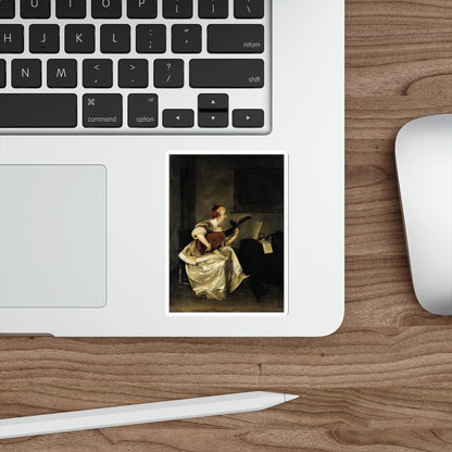 TERBORCH, Gerard - The Lute Player2 (Artwork) STICKER Vinyl Die-Cut Decal-The Sticker Space