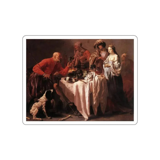 TERBRUGGHEN, Hendrick - Jacob Reproaching Laban (Artwork) STICKER Vinyl Die-Cut Decal White Die-Cut 2 Inch - The Sticker Space