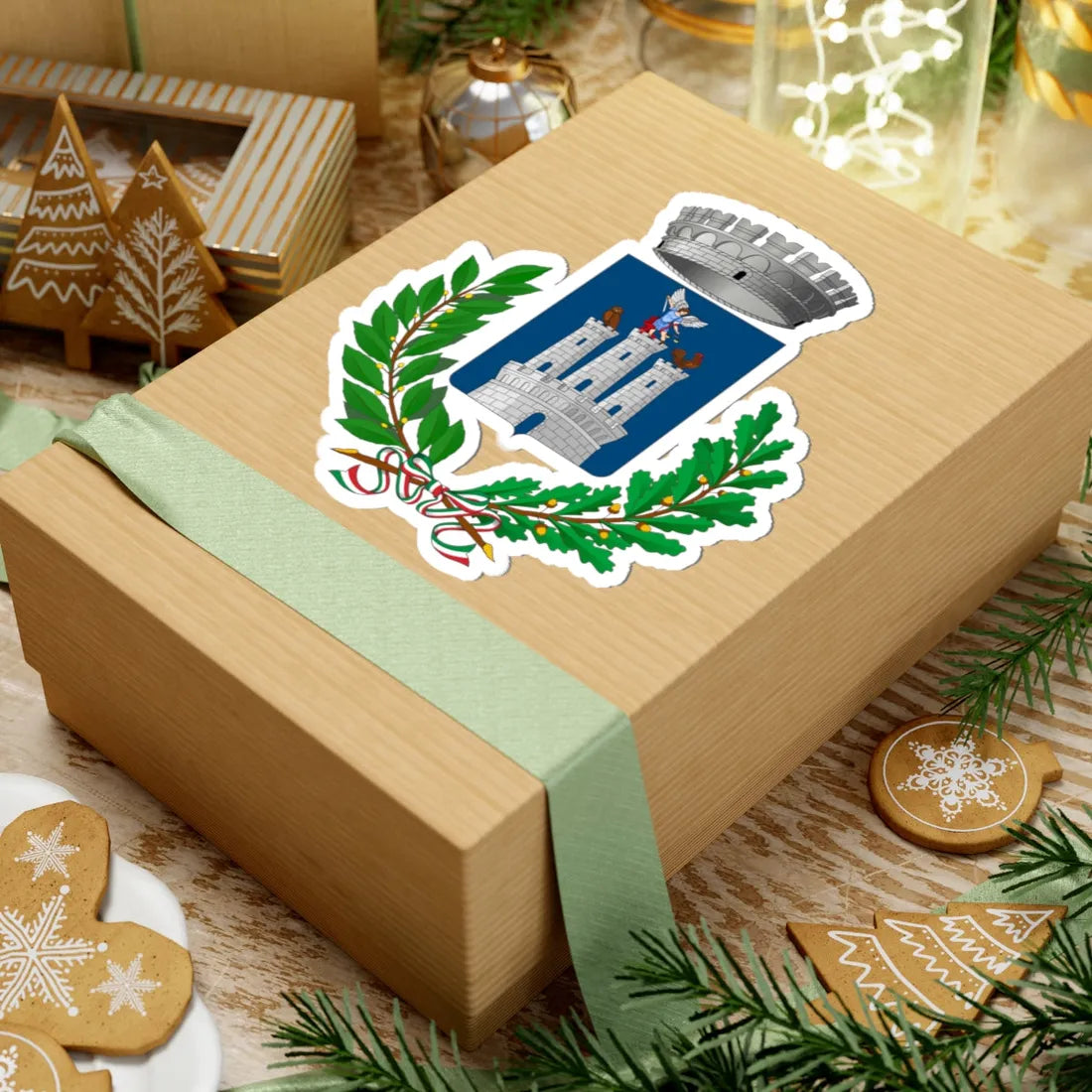 Terlizzi-Stemma (Italy) (Coat of Arms) STICKER Vinyl Kiss-Cut Decal - The Sticker Space