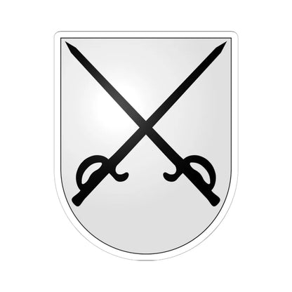 Termen-coat of arms (Switzerland) (Coat of Arms) STICKER Vinyl Kiss-Cut Decal 6 Inch White - The Sticker Space