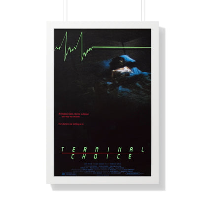 TERMINAL CHOICE (DEATHBED) 1985 - Framed Movie Poster-20" x 30"-The Sticker Space