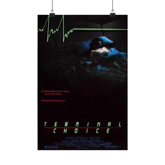 TERMINAL CHOICE (DEATHBED) 1985 - Paper Movie Poster-12″ x 18″-The Sticker Space