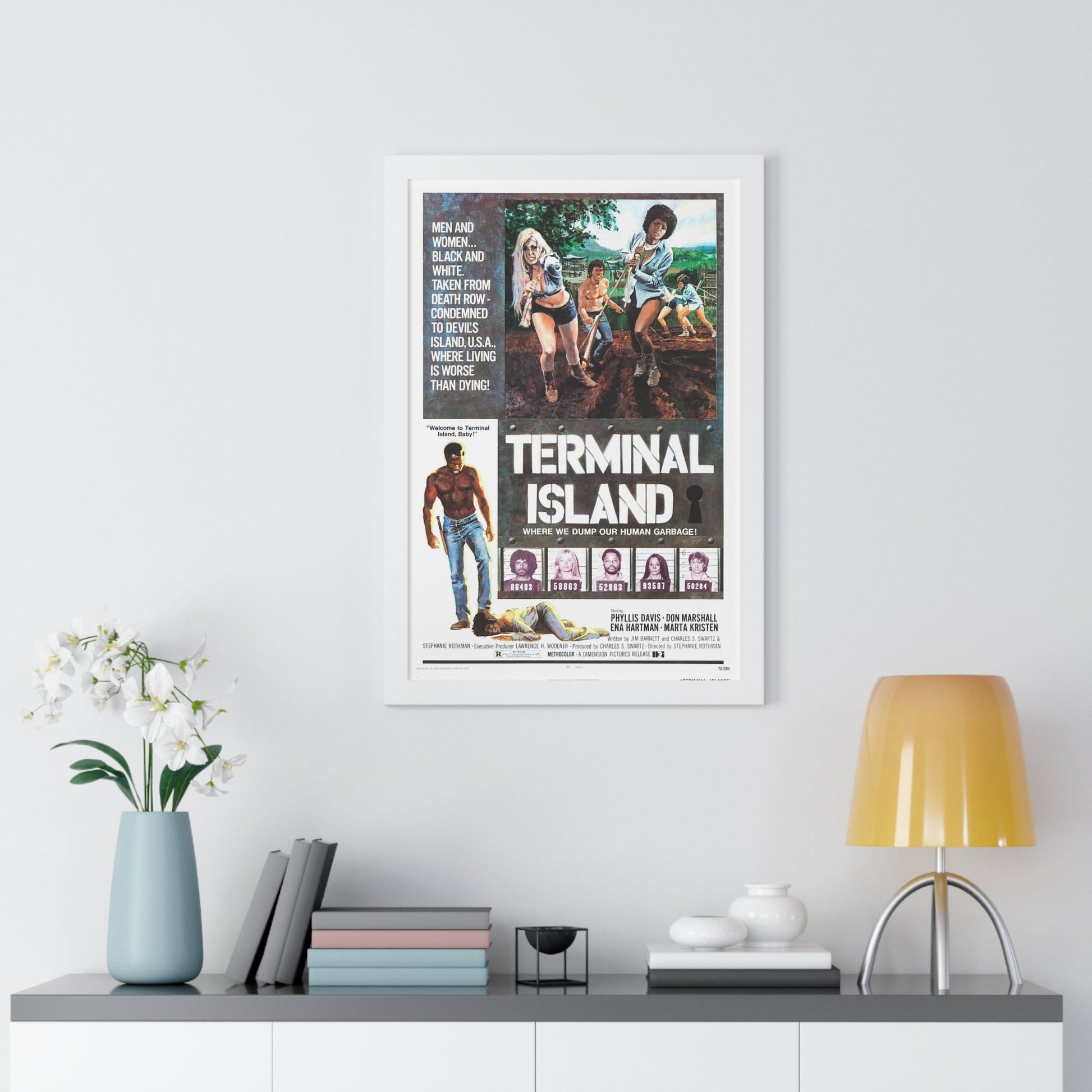 TERMINAL ISLAND 1973 - Framed Movie Poster-The Sticker Space