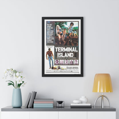 TERMINAL ISLAND 1973 - Framed Movie Poster-The Sticker Space