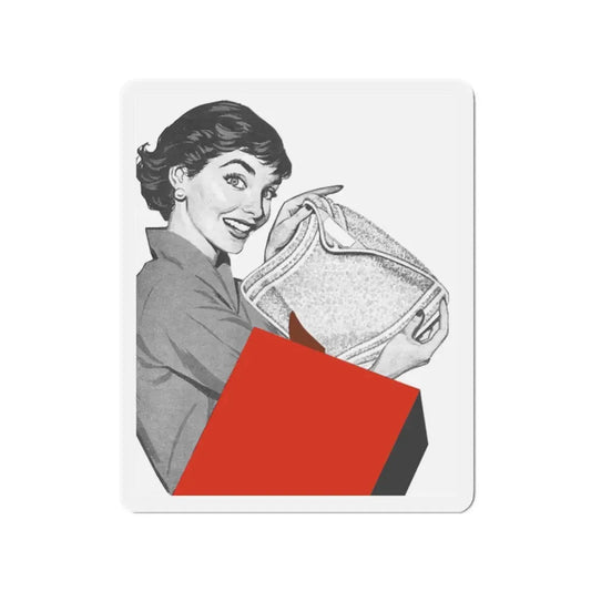 Terminal PIM, 1958 (Magazine Illustration) Refrigerator Magnet 2 Inch Die-Cut - The Sticker Space