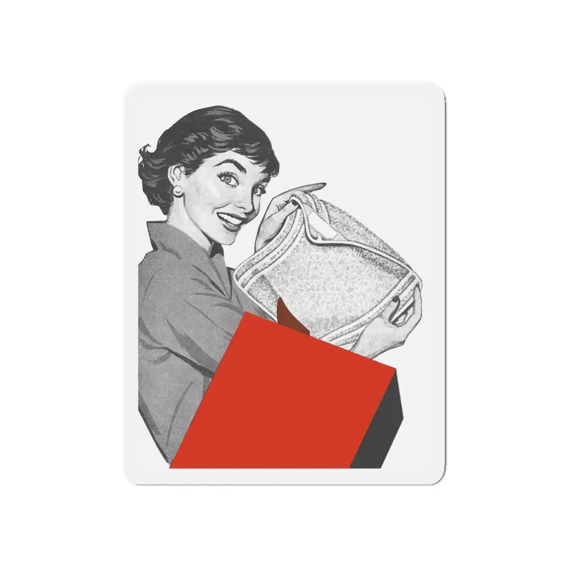 Terminal PIM, 1958 (Magazine Illustration) Refrigerator Magnet 3 Inch Die-Cut - The Sticker Space