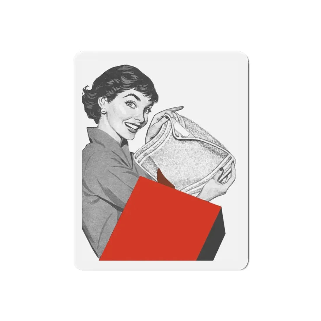 Terminal PIM, 1958 (Magazine Illustration) Refrigerator Magnet 6 Inch Die-Cut - The Sticker Space