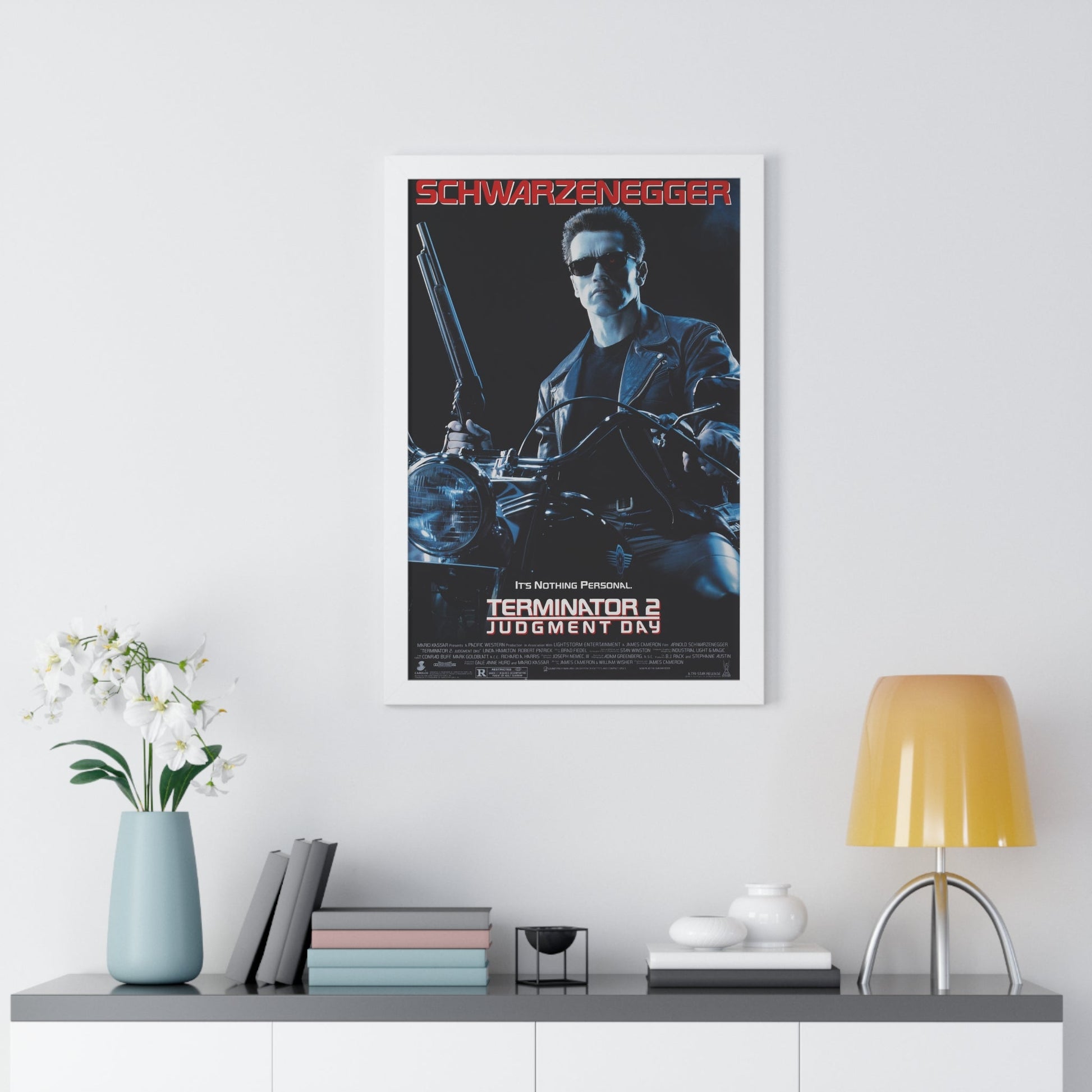 TERMINATOR 2 JUDGMENT DAY 1991 - Framed Movie Poster-The Sticker Space