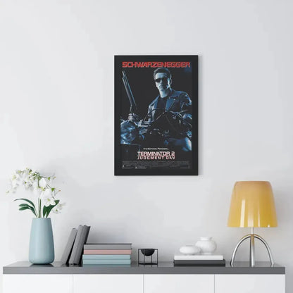 TERMINATOR 2 JUDGMENT DAY 1991 - Framed Movie Poster - The Sticker Space