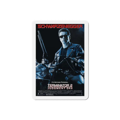 Terminator 2 Judgment Day 1991 Movie Poster Refrigerator Magnet 2 Inch - The Sticker Space