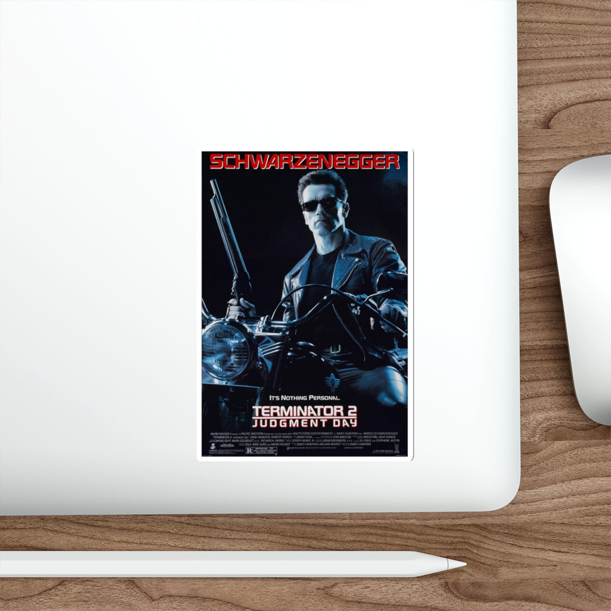 TERMINATOR 2 JUDGMENT DAY 1991 Movie Poster STICKER Vinyl Die-Cut Decal-The Sticker Space